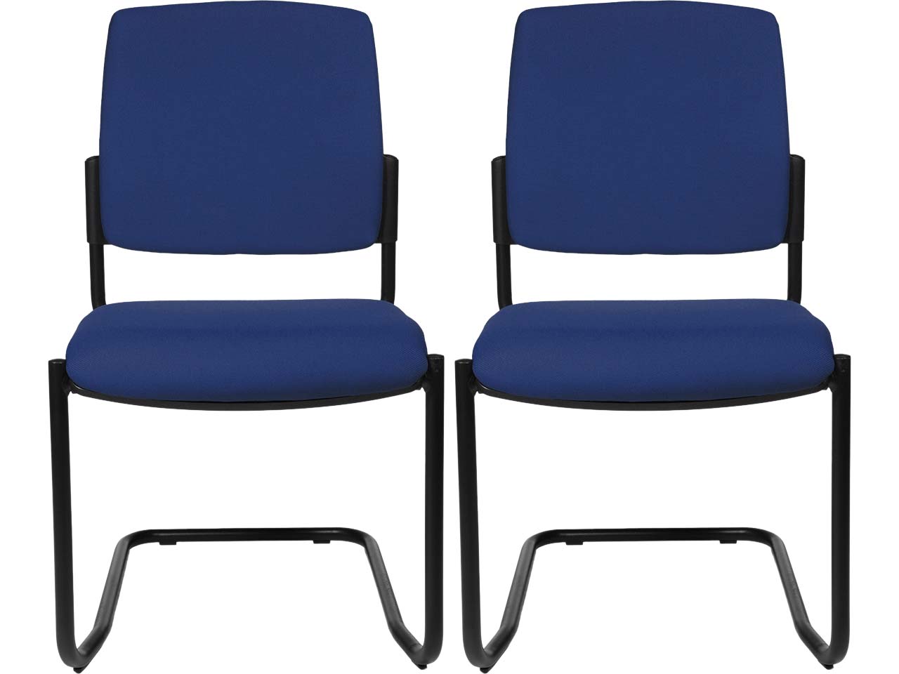 Topstar Freischwinger "BtoB 20" Rücken gepolstert dunkelblau, 2 Stk.