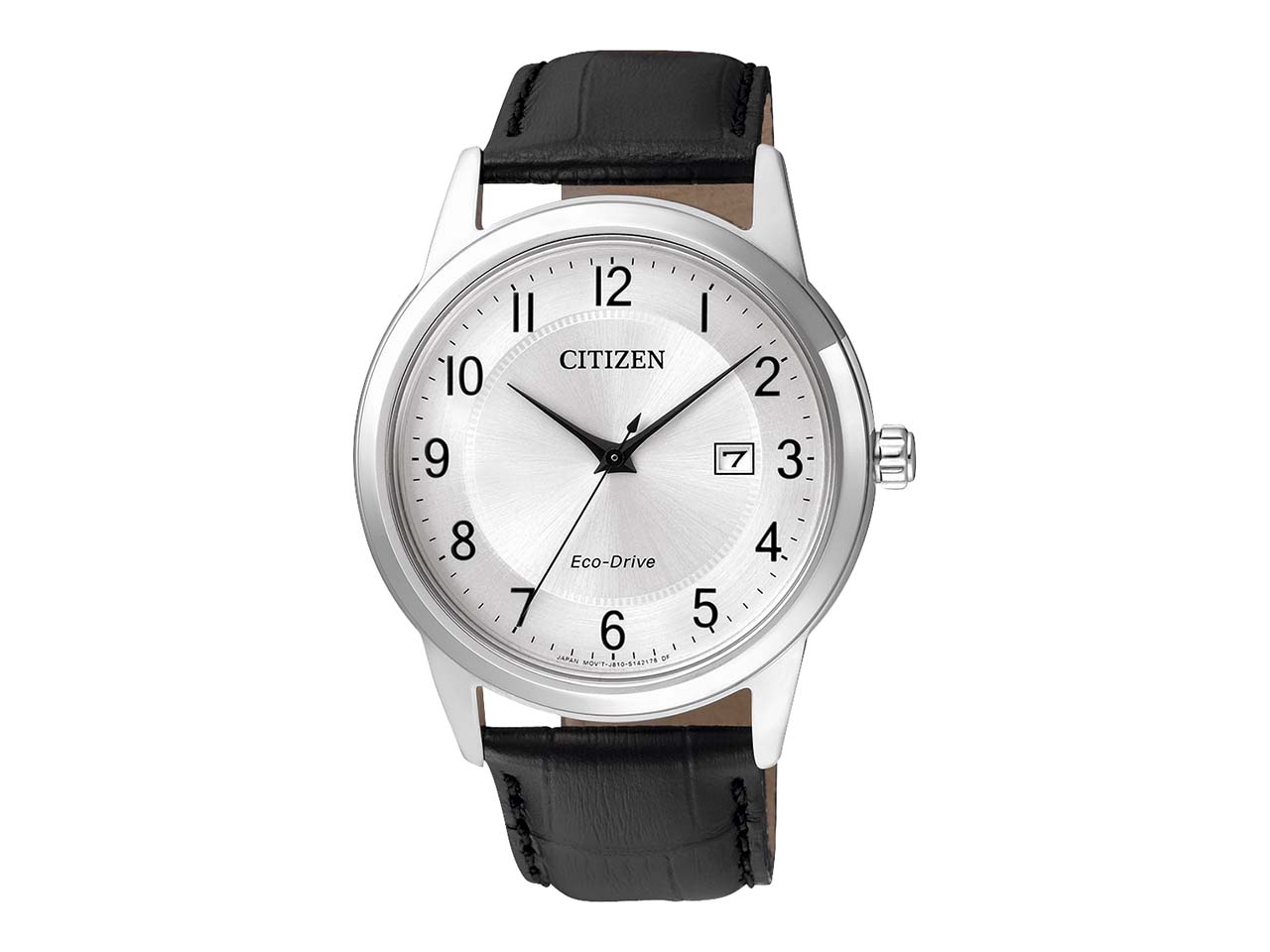 CITIZEN Solar-Armbanduhr 'Leder AW1231-07A' für Herren