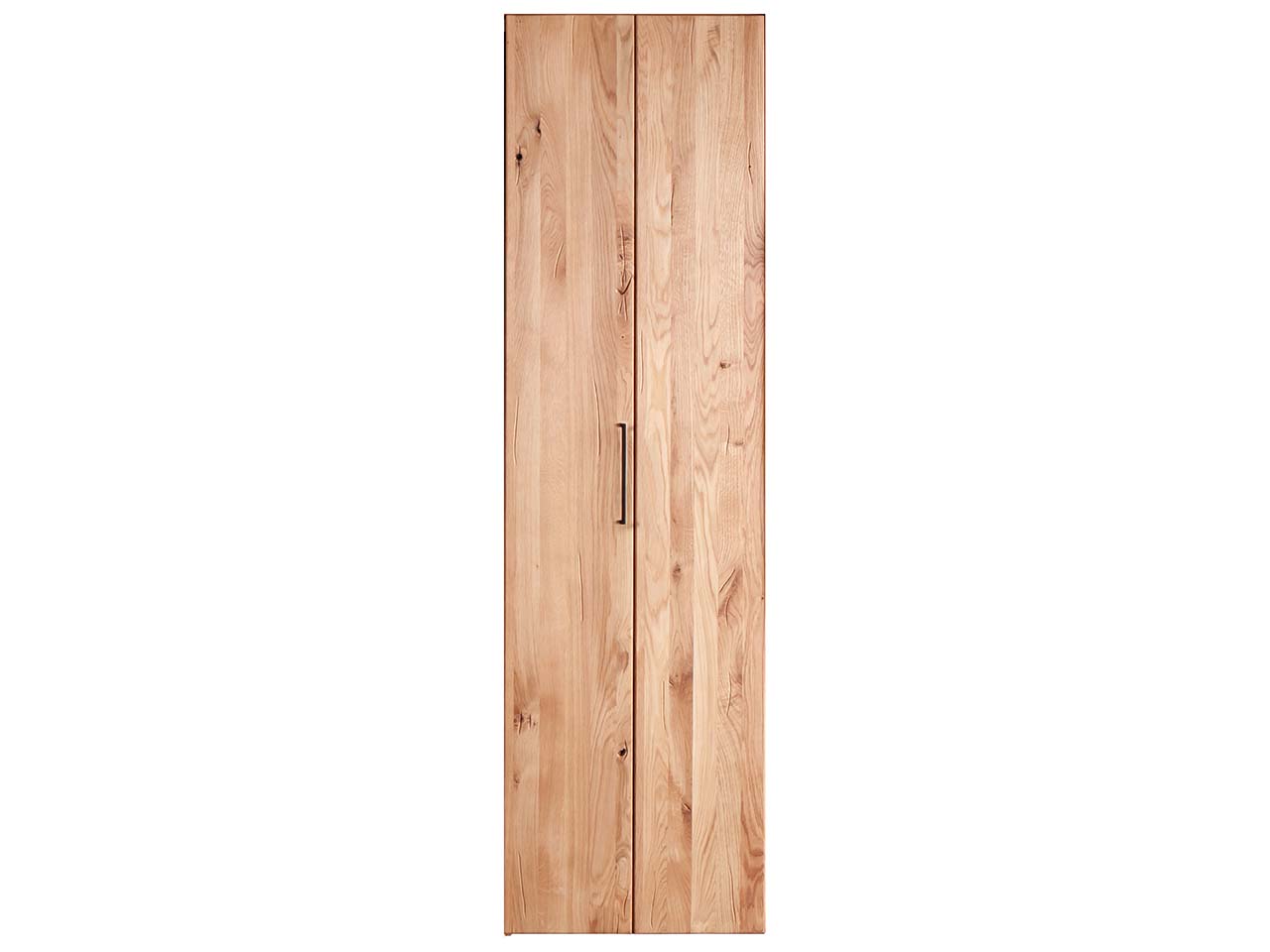 Kleiderschrank "Rödvig" mit Falttüren, 1-türig, Wildeiche geölt