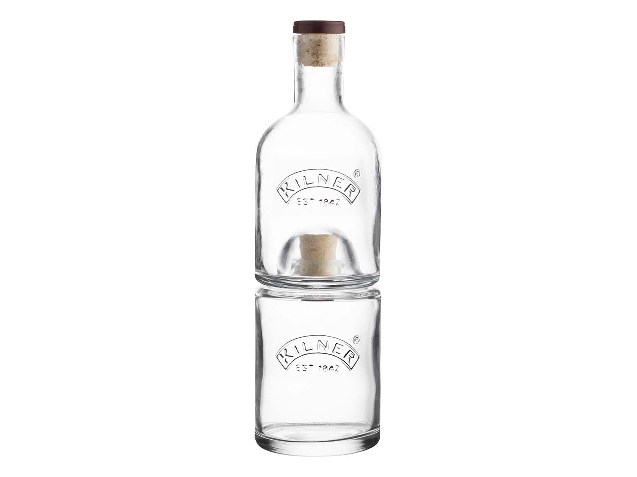KILNER Stapelbares Flaschenset je 350 ml