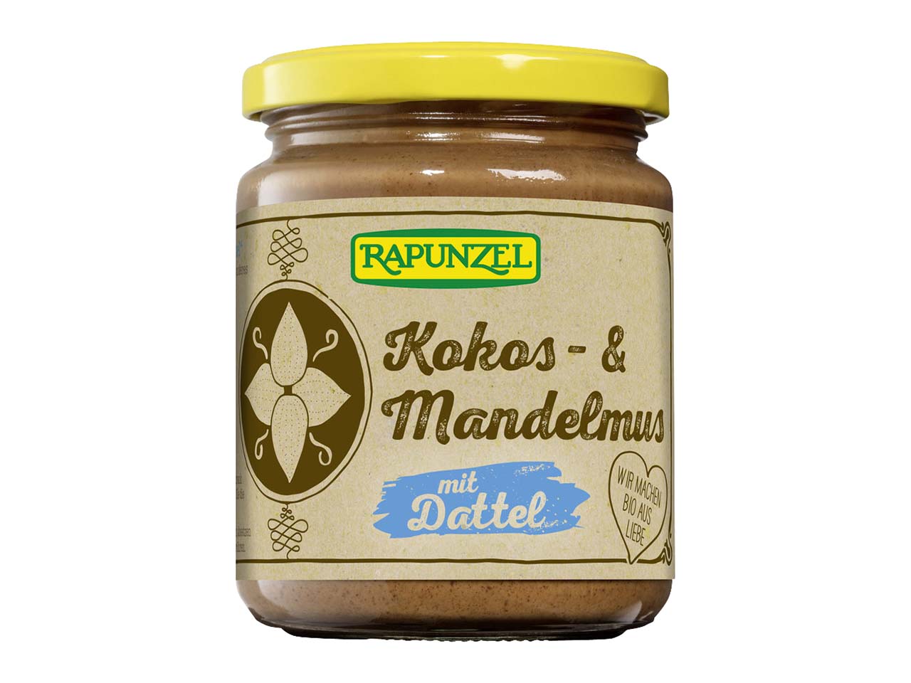 RAPUNZEL Bio-Kokos-und Mandelmus mit Datteln, 250 g