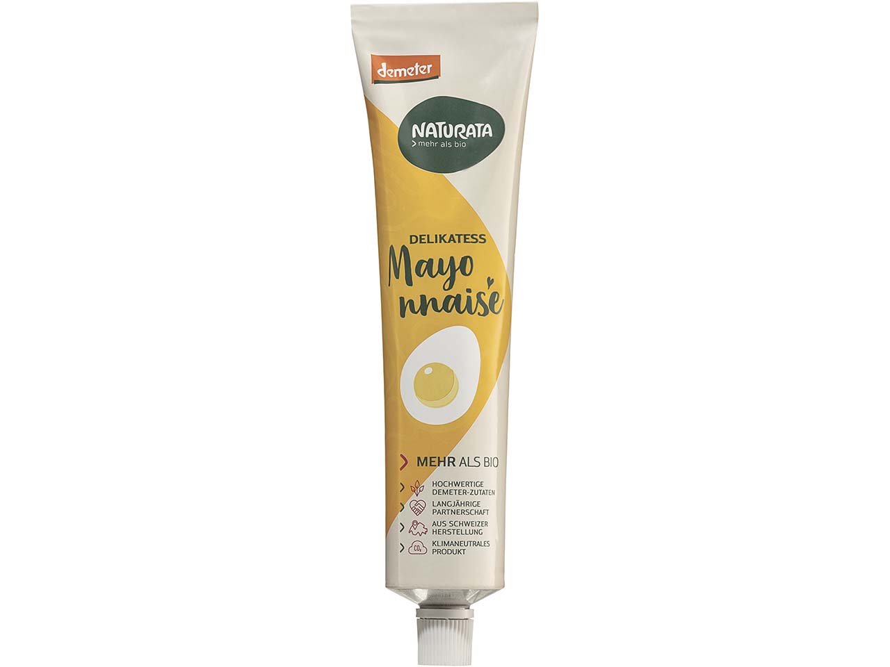 NATURATA Bio-Mayonnaise, demeter-zertifiziert, 185 ml