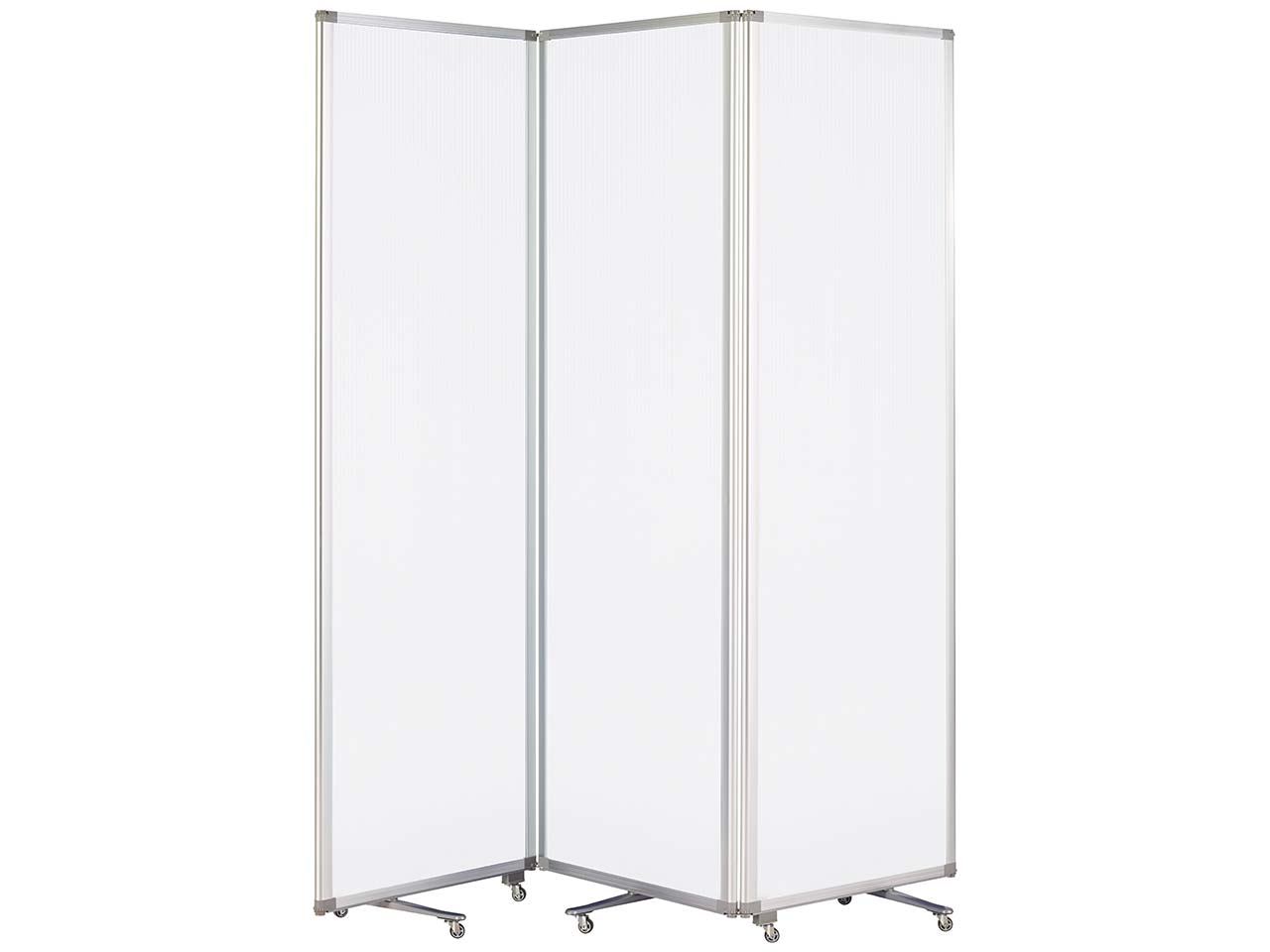 Mobiler Hygiene-Raumteiler, faltbar 1.810 x 1.800 x 370 mm