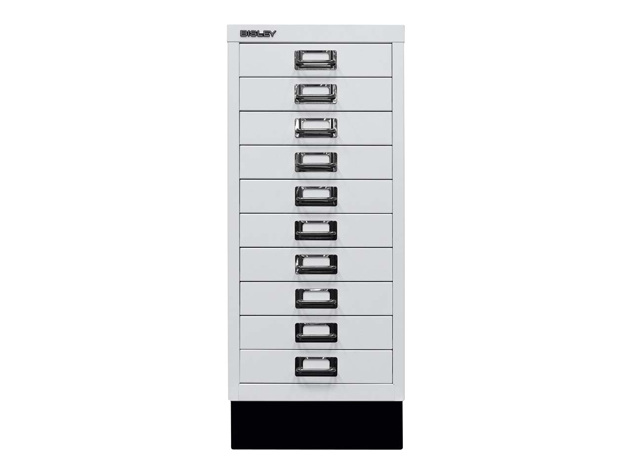 BISLEY Schubladenschrank "MultiDrawer" DIN A4 mit 10 Schubladen verkehrsweiß