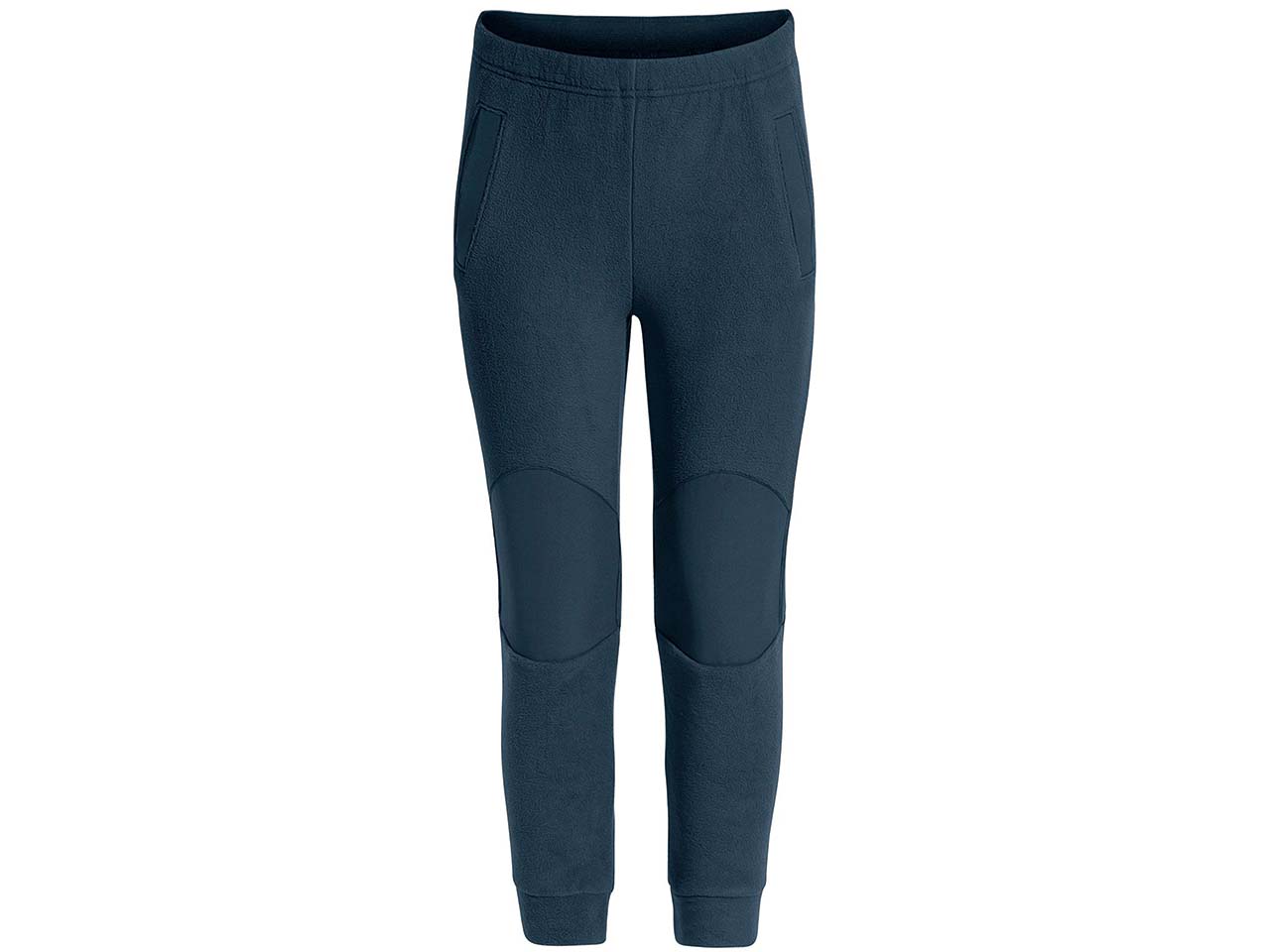 VAUDE Bio-Kinder-Fleecehose "Pulex" mit verstärkten Knien, dark sea, Gr. 110/116