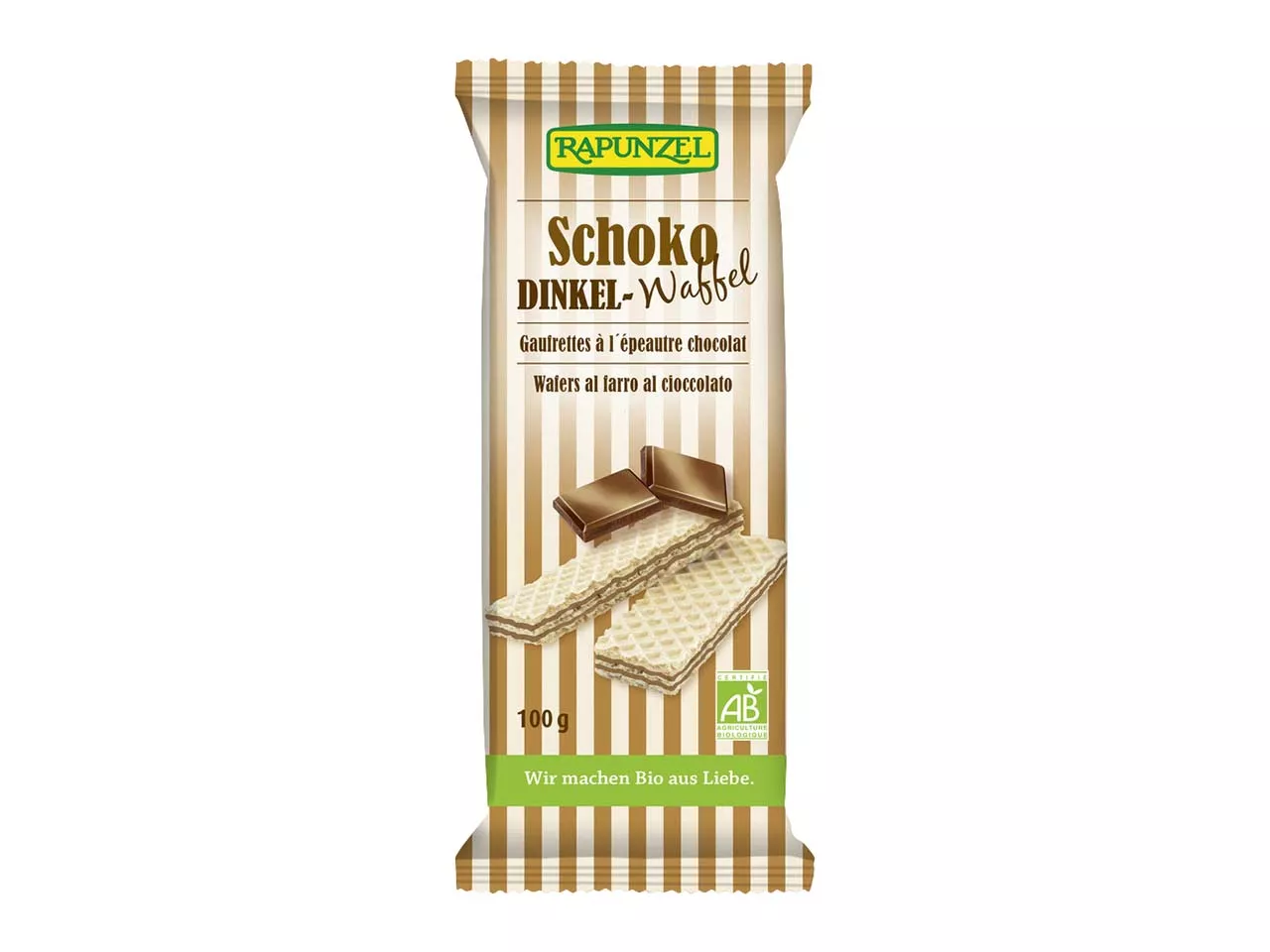 RAPUNZEL Bio-Dinkel-Waffel "Schoko", 100 g