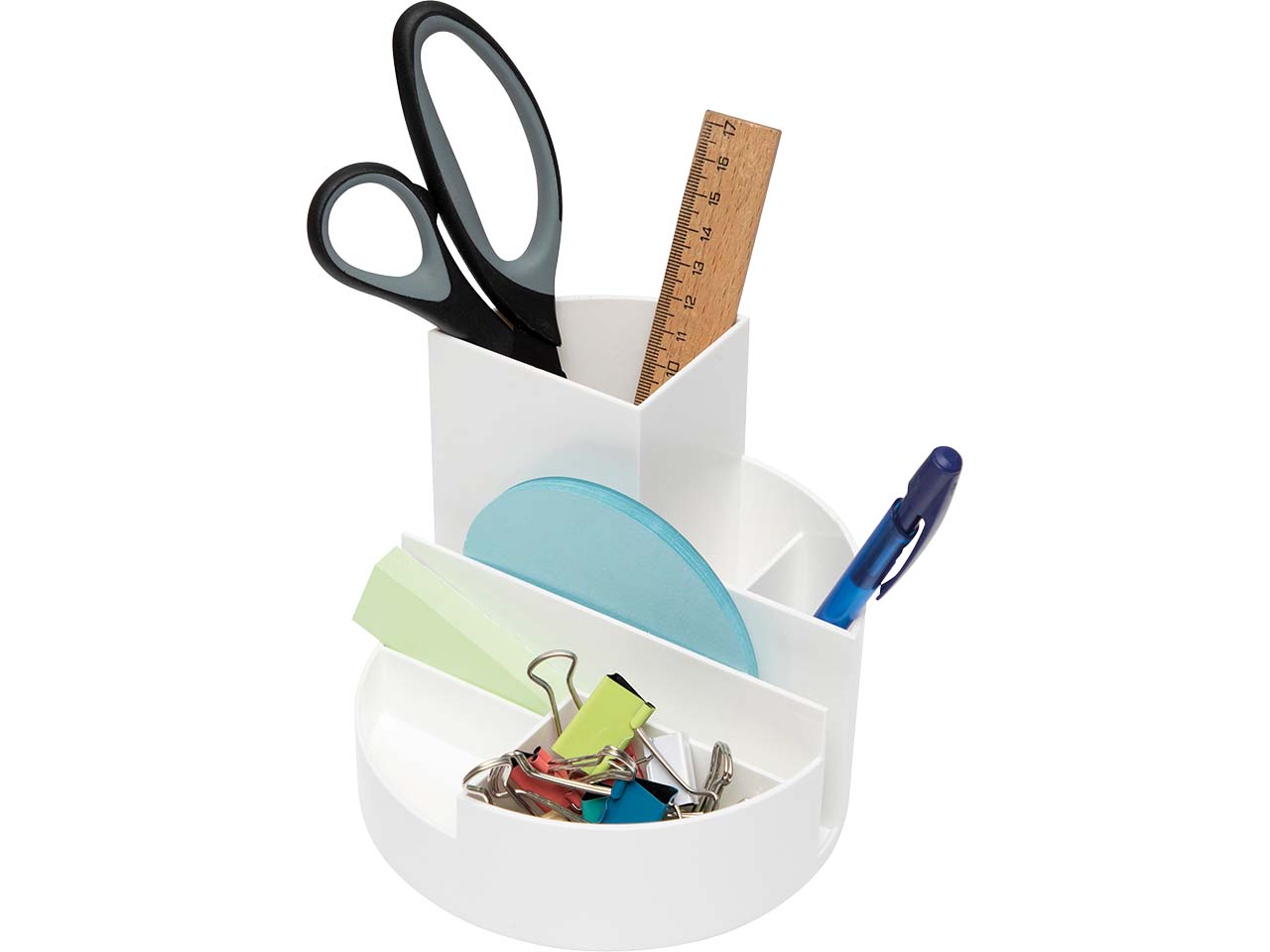 MAUL Rund-Organizer "MAULrundbox" aus Recycling-Kunststoff, weiß