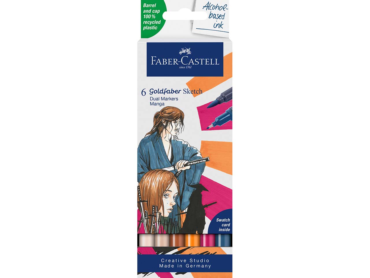 Faber-Castell 6er-Etui Goldfaber Sketch Marker "Manga"