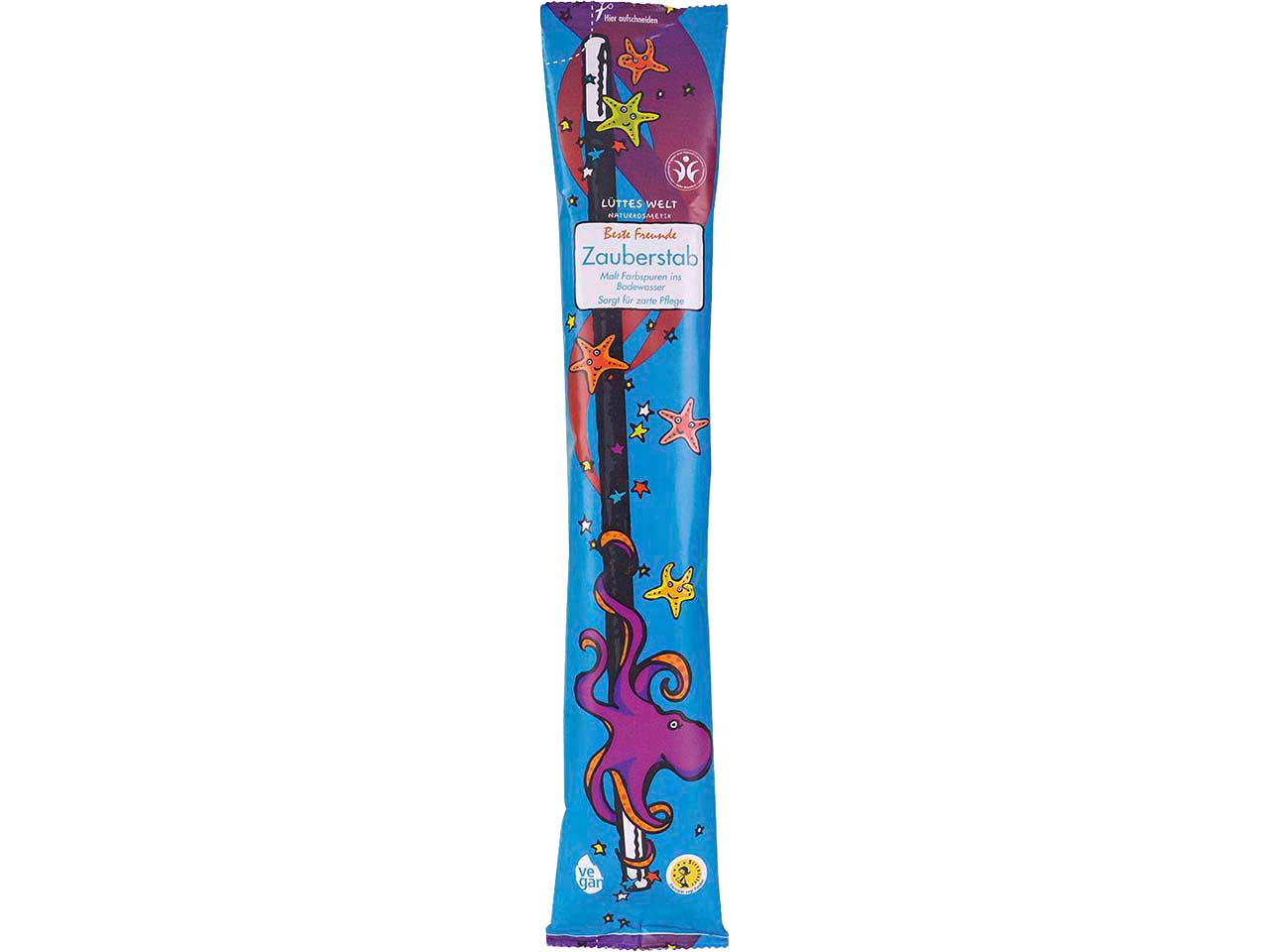 LÜTTES WELT Badezusatz Zauberstab "Beste Freunde", 90 g