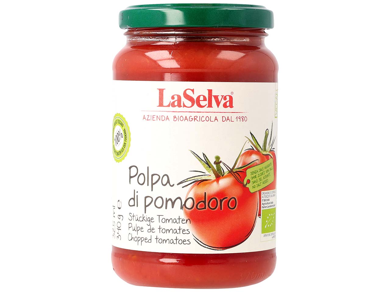 LaSelva Bio-Tomatenpolpa, 340 g