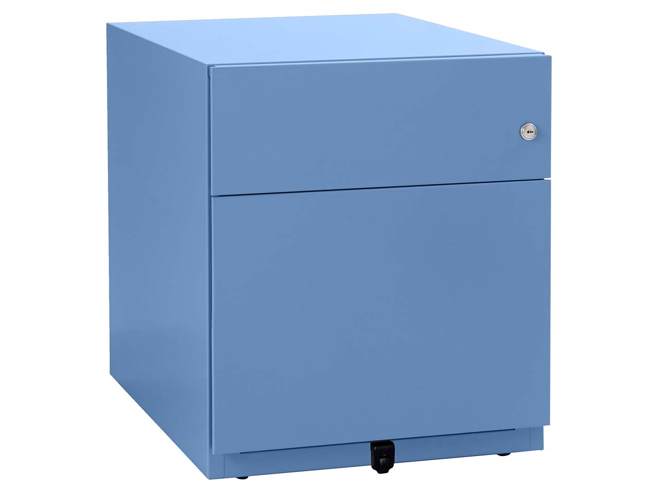 BISLEY Rollcontainer "Note" 1 Schublade, 1 HR T 56,5 cm blau