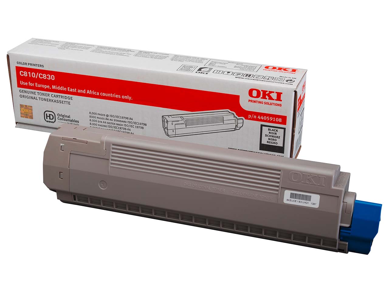 Oki Toner 44059108 schwarz