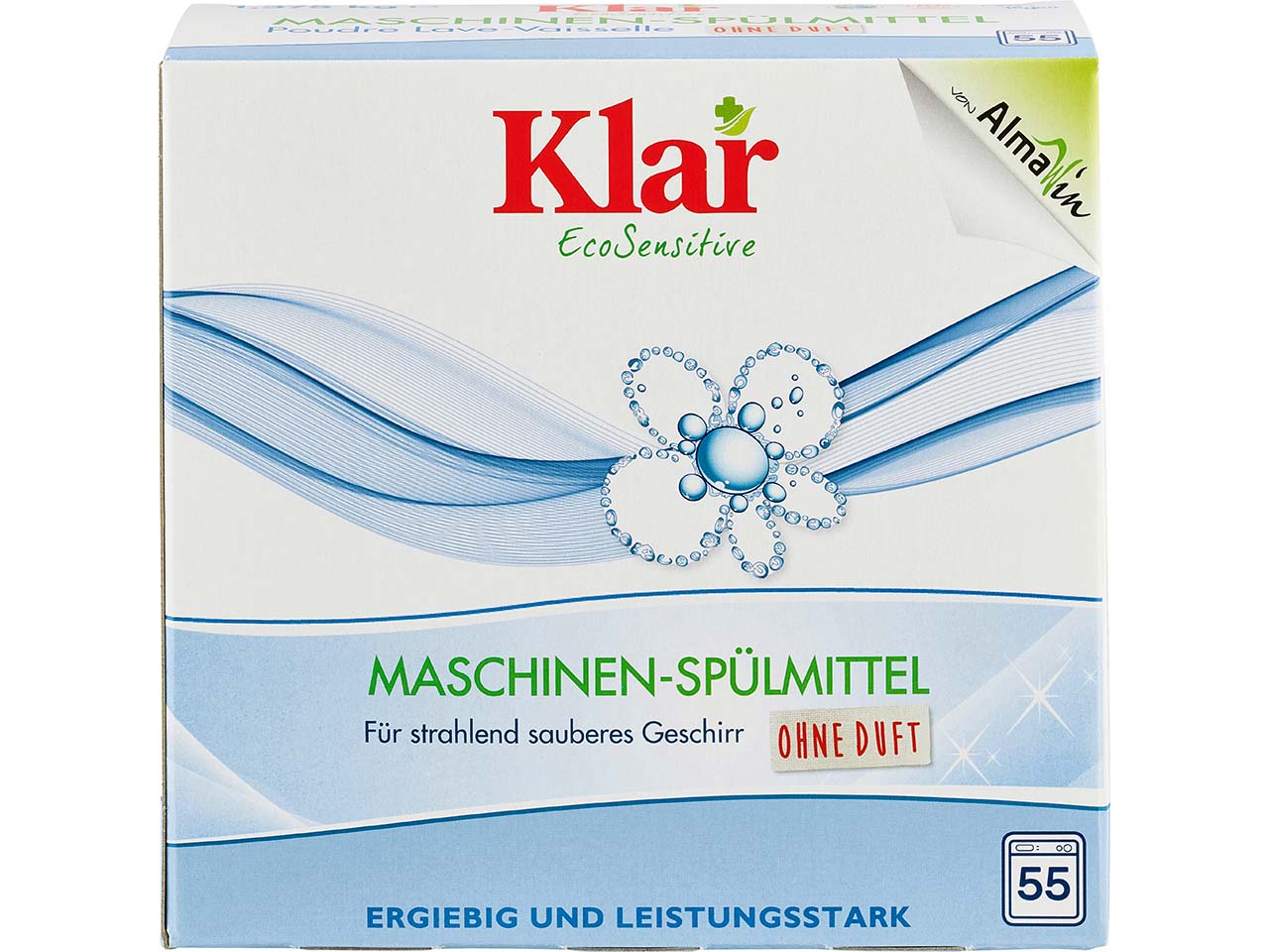 Klar Spülmaschinenpulver 'EcoSensitive' 1,375 kg