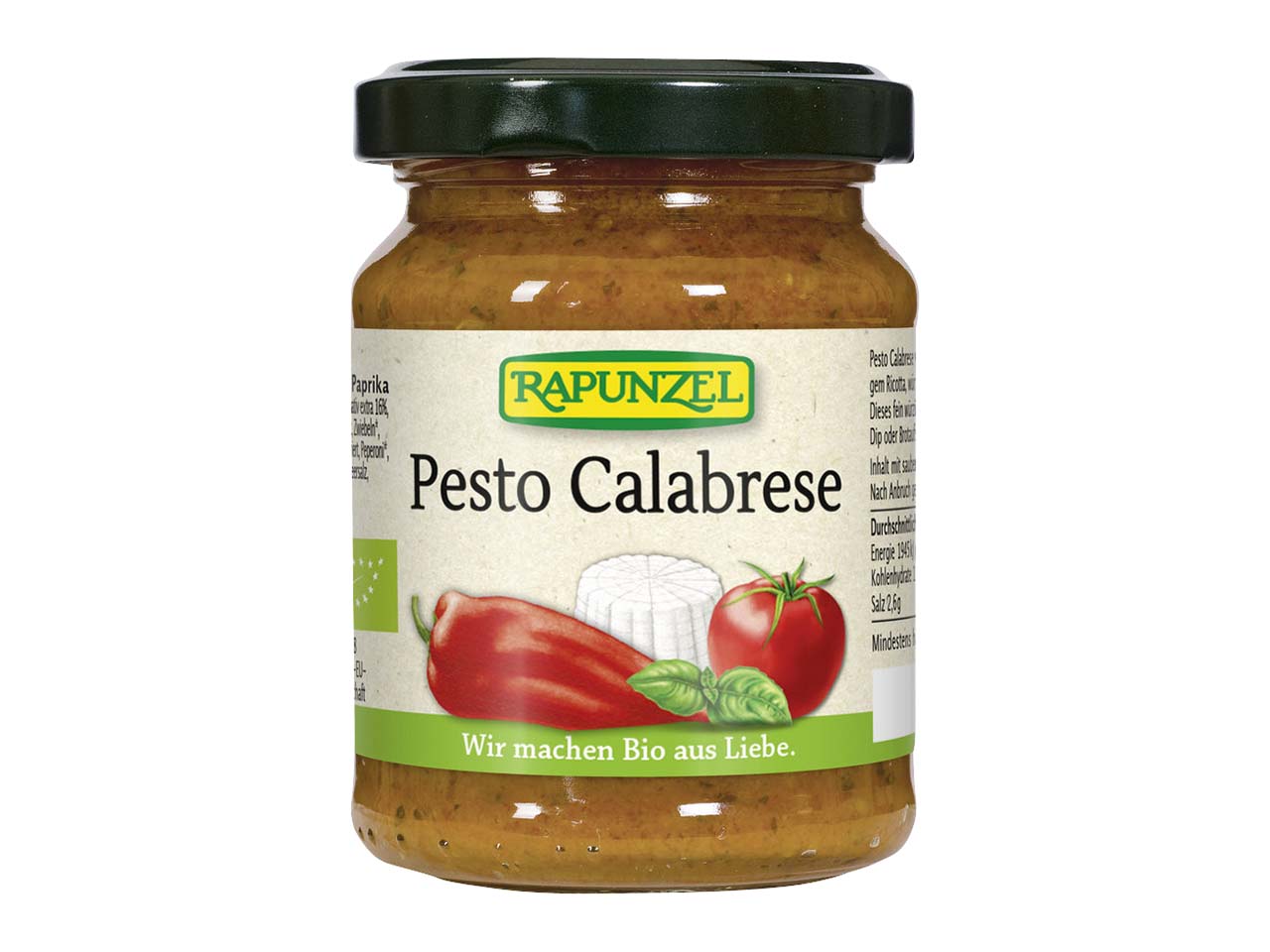 RAPUNZEL Bio-Pesto 'Calabrese', 130 ml