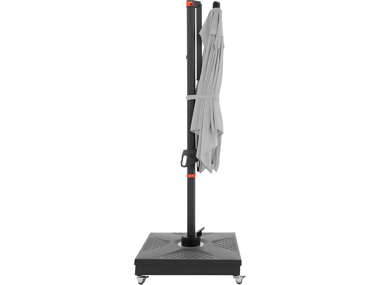 doppler Pendelschirm "myZone AX" 210 x 210 cm, hellgrau