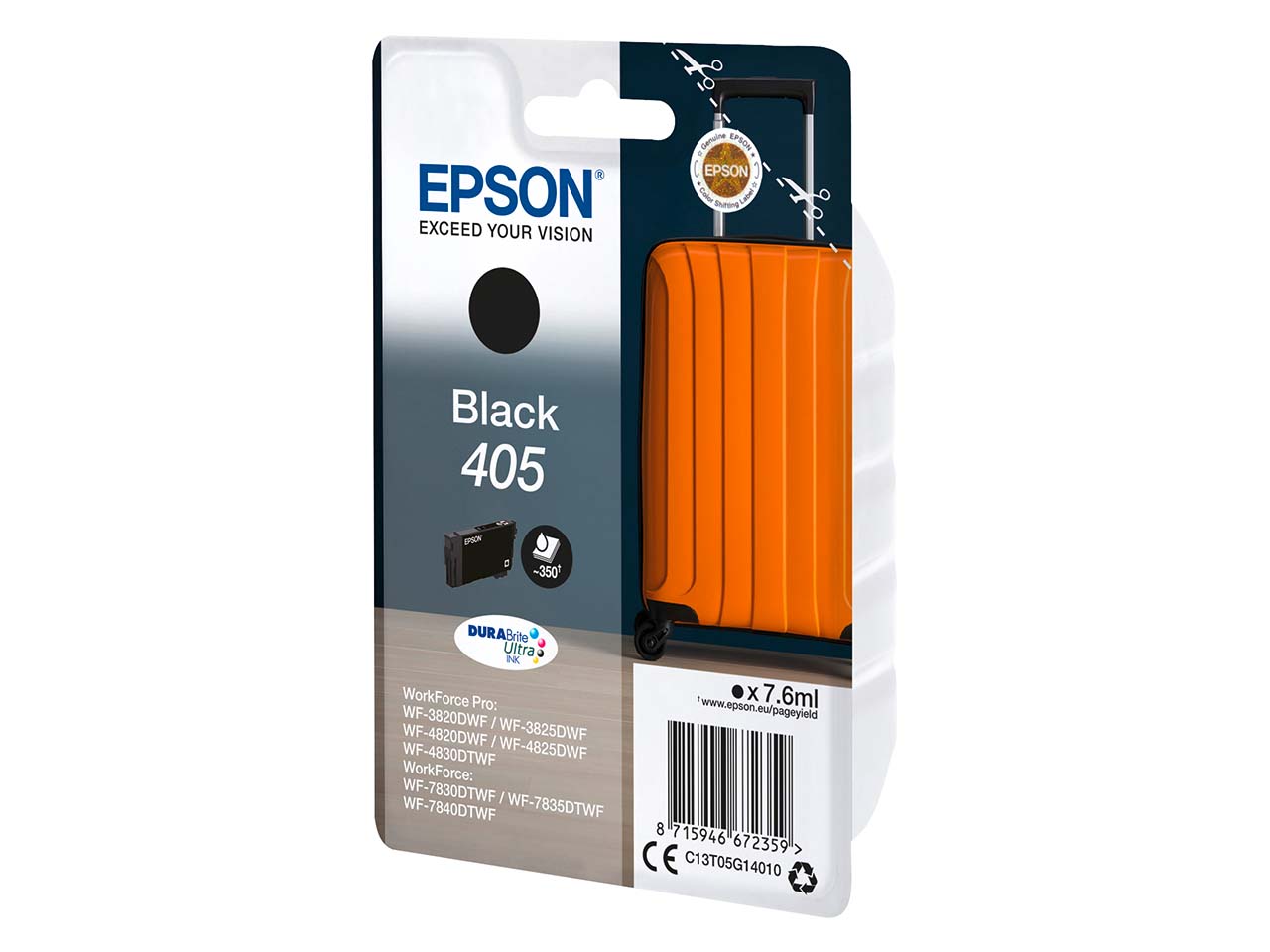 Epson Tintenpatrone 405 schwarz
