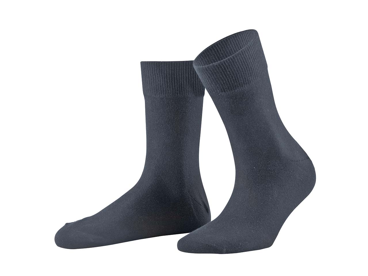 memo Komfort-Socken grau Gr. 37-38 aus Bio-Baumwolle