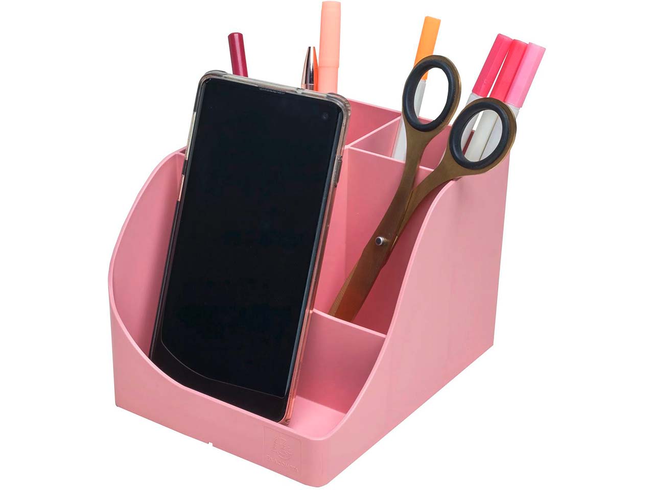 Exacompta Stifteköcher "Pen Wave AutentiK" 5 Fächer, rosa Exacompta Stifteköcher "Pen Wave AutentiK" 5 Fächer, rosa