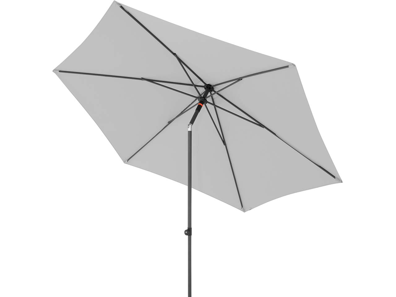 doppler Sonnenschirm "myZone Push Up" Ø 300 cm, HV, hellgrau