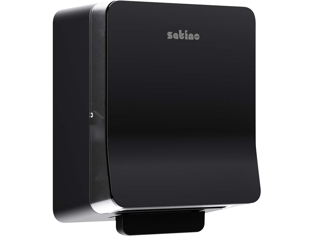 Satino AutoCut Handtuchrollen-Spender "HYGINITY" mit Restrollenfunktion, schwarz