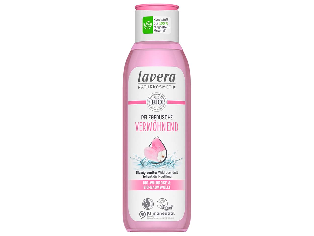 lavera Bio-Pflegedusche "verwöhnend", 250 ml