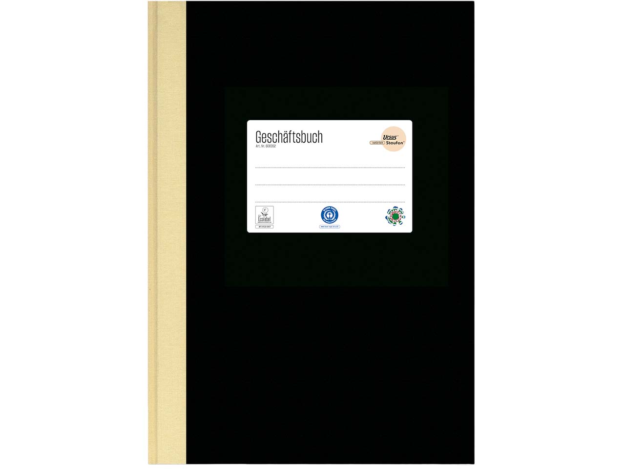 Ursus Notizbuch 'green' DIN A4, 96 Blatt, 80 g/m², liniert