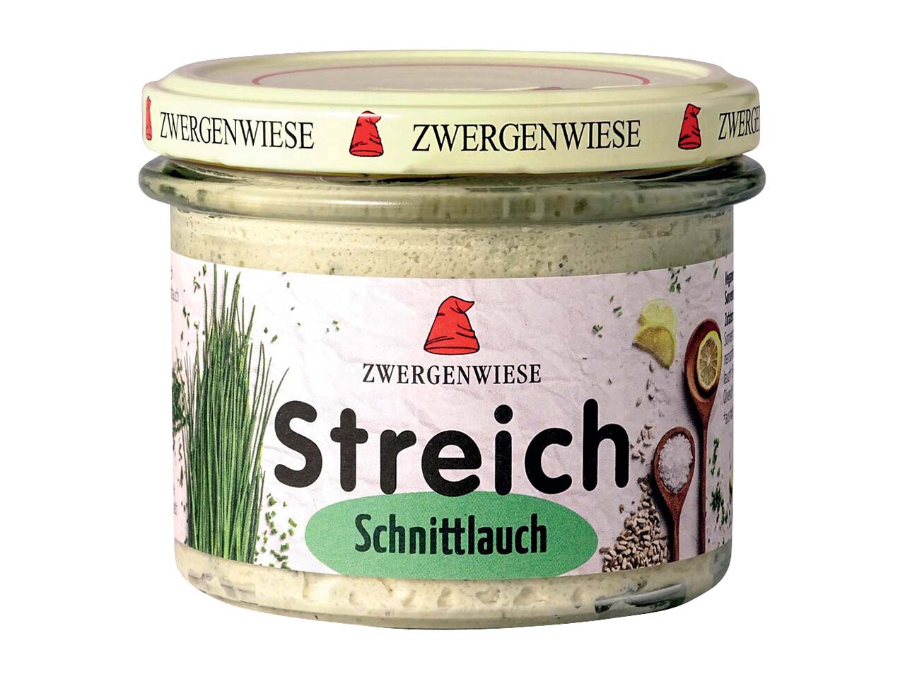 Zwergenwiese Bio-Brotaufstrich 'Schnittlauch', vegan, 180 g