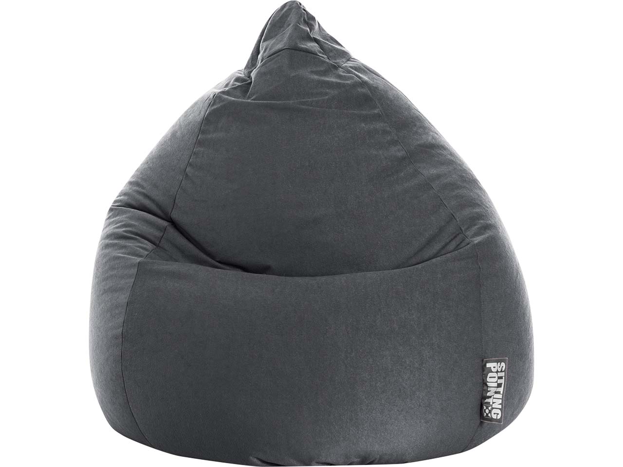 Sitzsack "easy XL", 70 x 110 cm, anthrazit