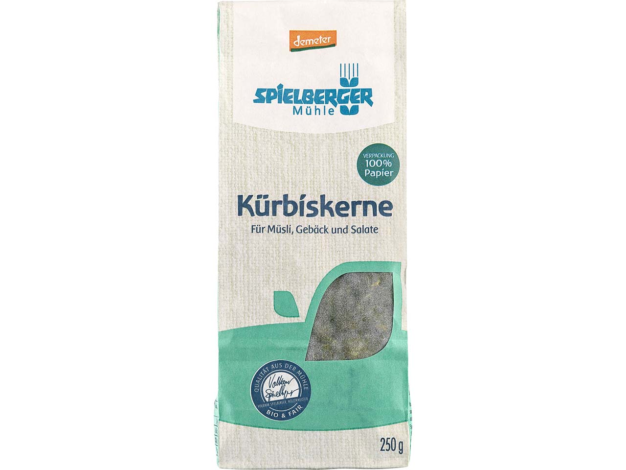 Spielberger Mühle Bio-Kürbiskerne, 250 g