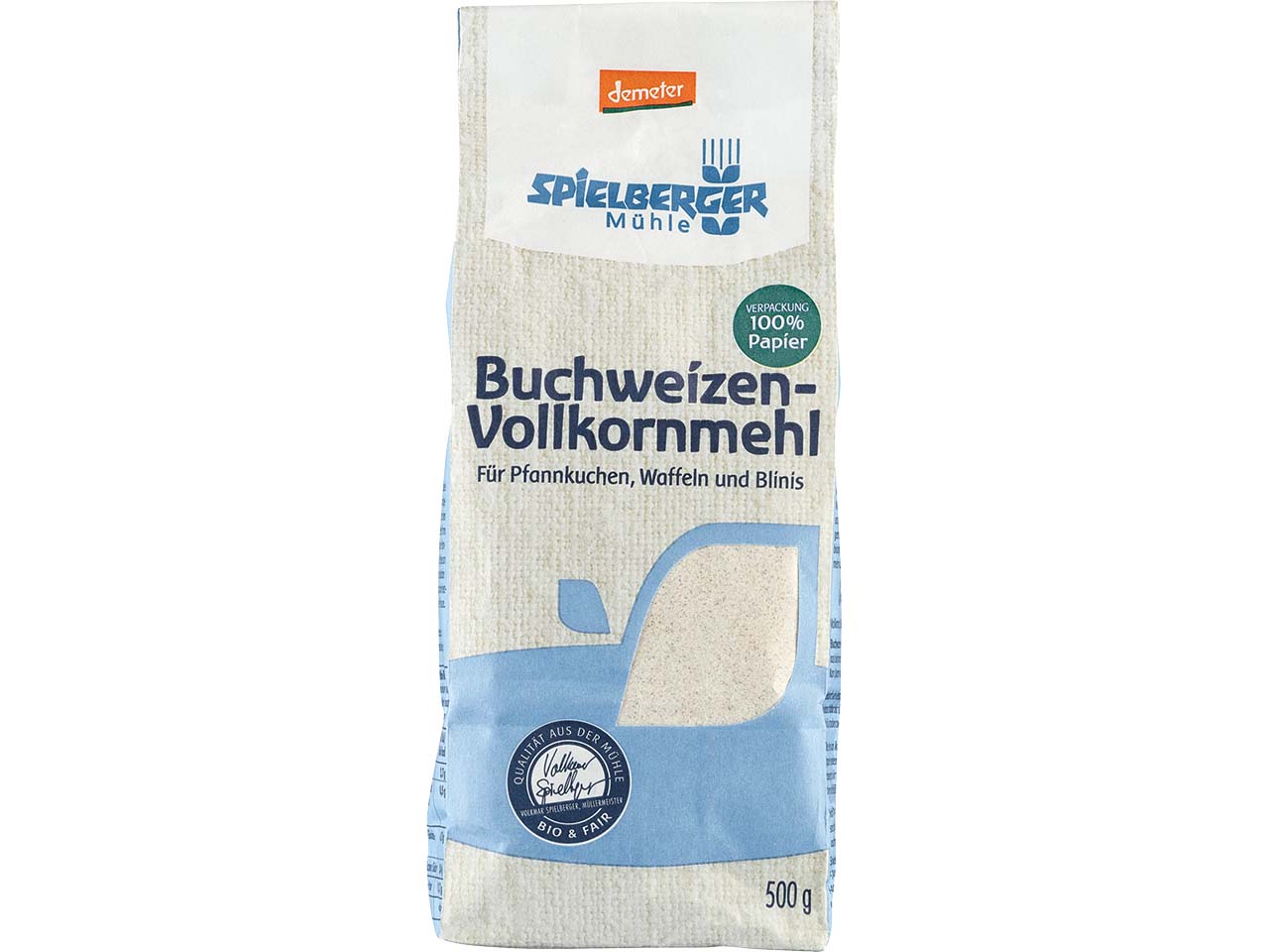 Spielberger Mühle Bio-Buchweizen-Vollkornmehl, 500 g