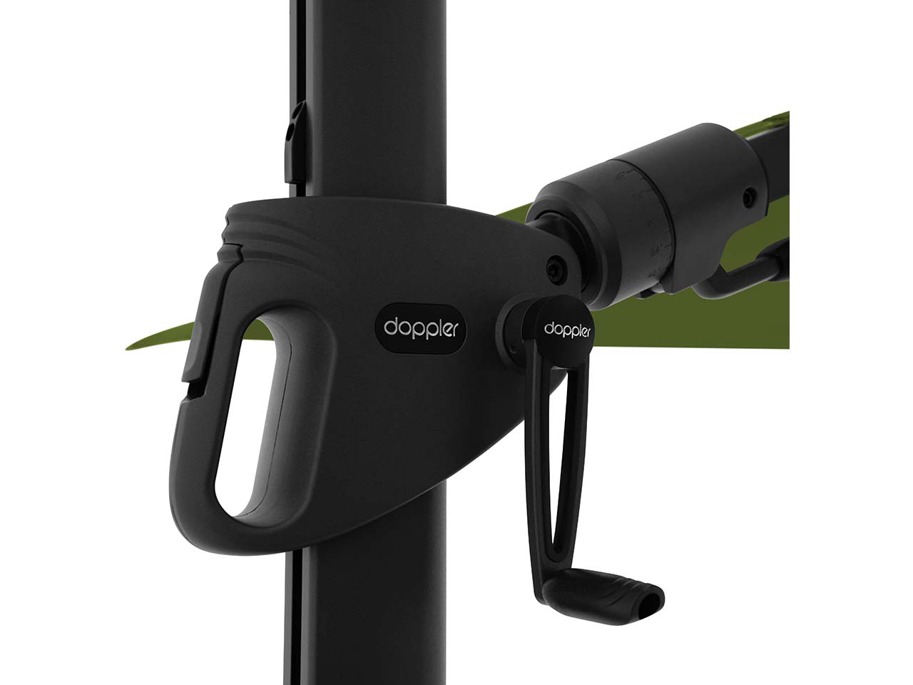 doppler Pendelschirm "myZone AX" 210 x 210 cm, kiwi