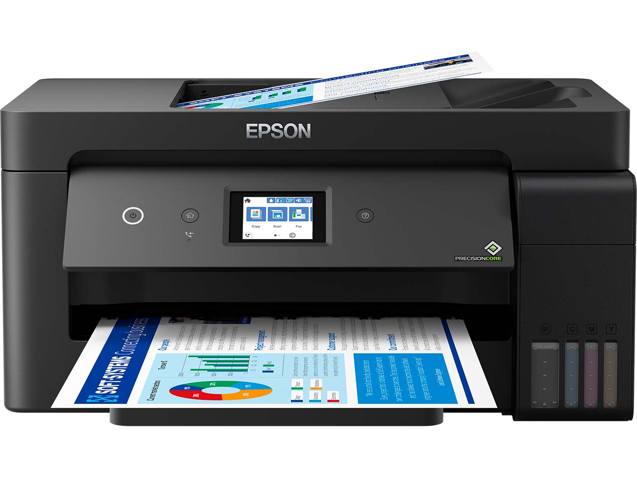 Epson Tintenstrahl-Multifunktionsdrucker "EcoTank ET-15000" schwarz