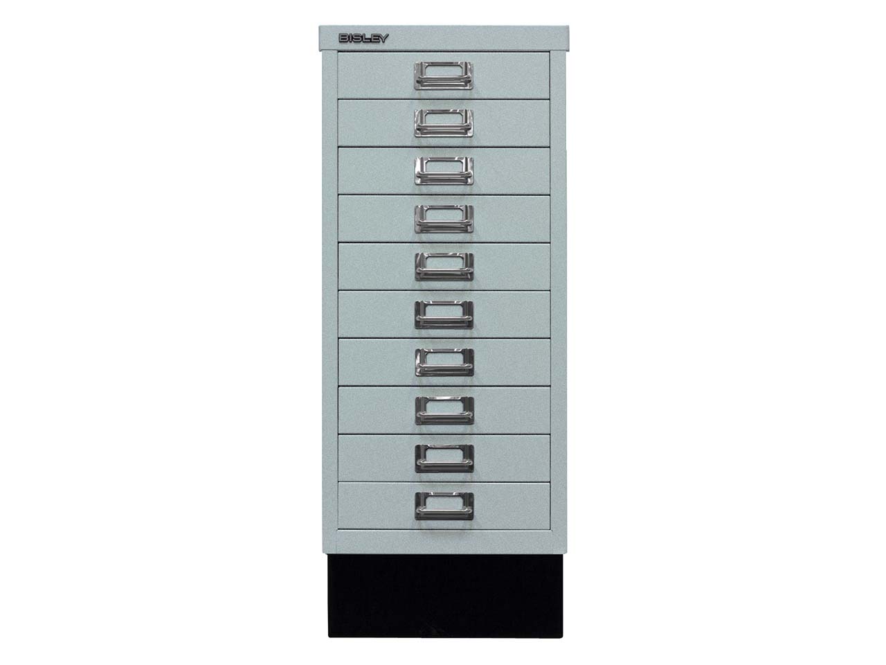 BISLEY Schubladenschrank "MultiDrawer" DIN A4 mit 10 Schubladen silber
