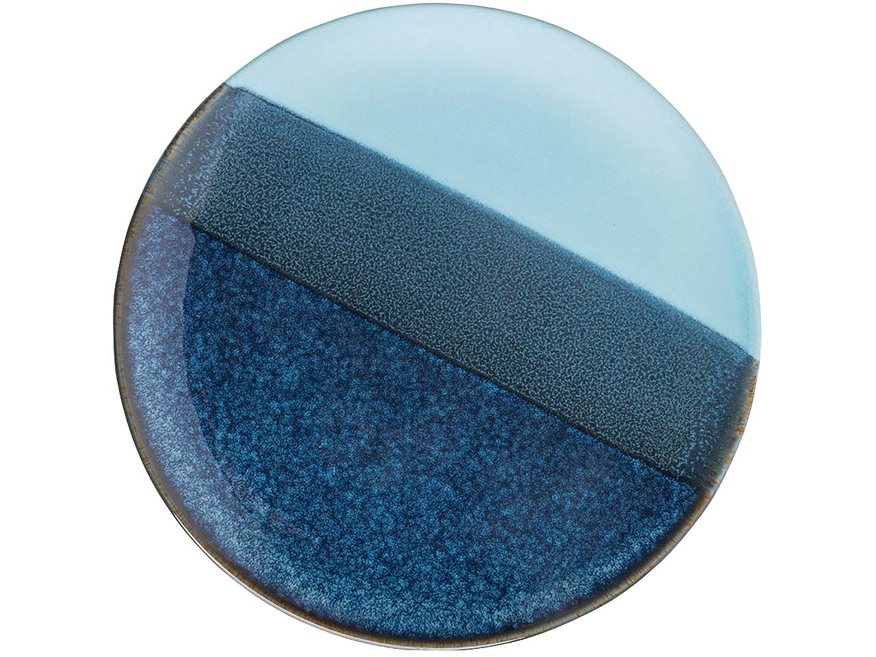 tranquillo Teller "INDUSTRIAL" Ø 20,5 cm, blue
