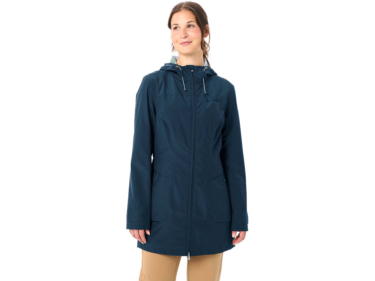 VAUDE Damen-Parka 'Skomer II' mit 2 Fronttaschen, dark sea, Gr. 38