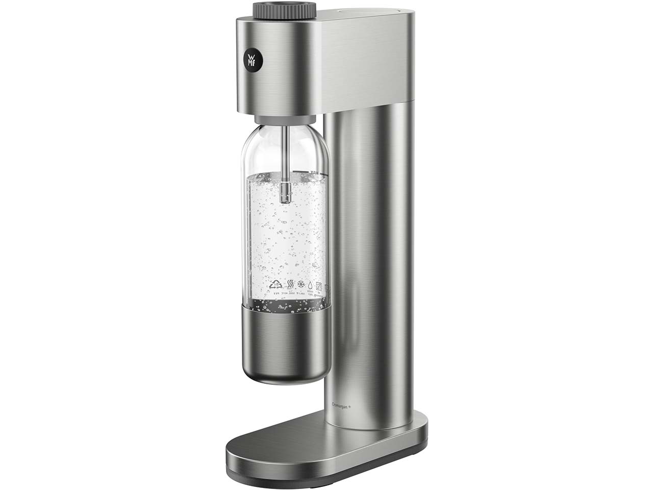 WMF Wassersprudler "Element One" aus Edelstahl, silber