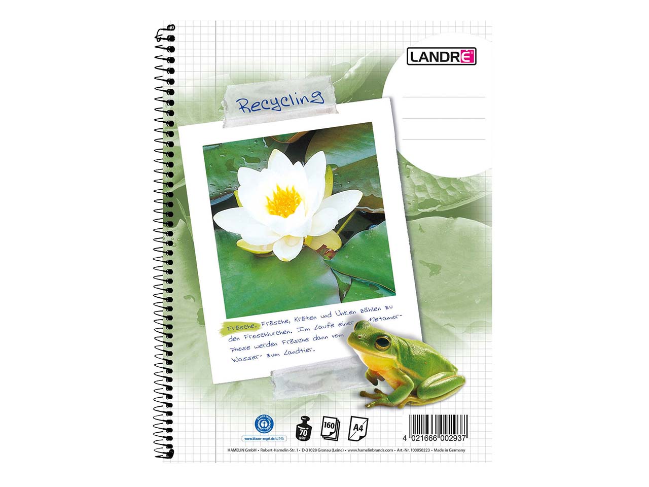 Duo-Spiralo A4 kariert 160 Blatt