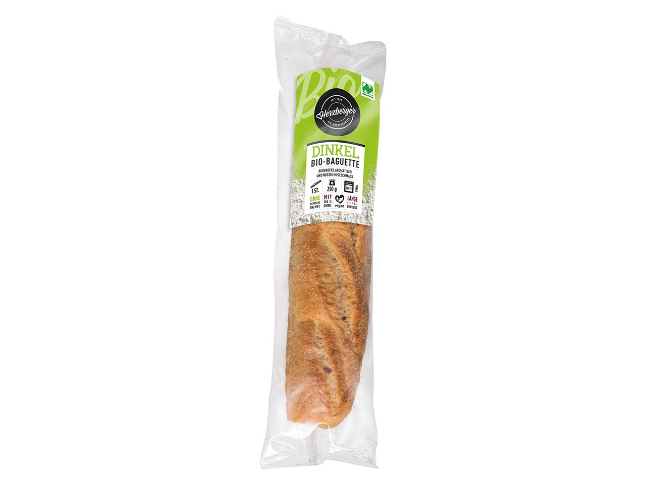 Herzberger Bio-Dinkelbaguette zum Aufbacken, 250 g