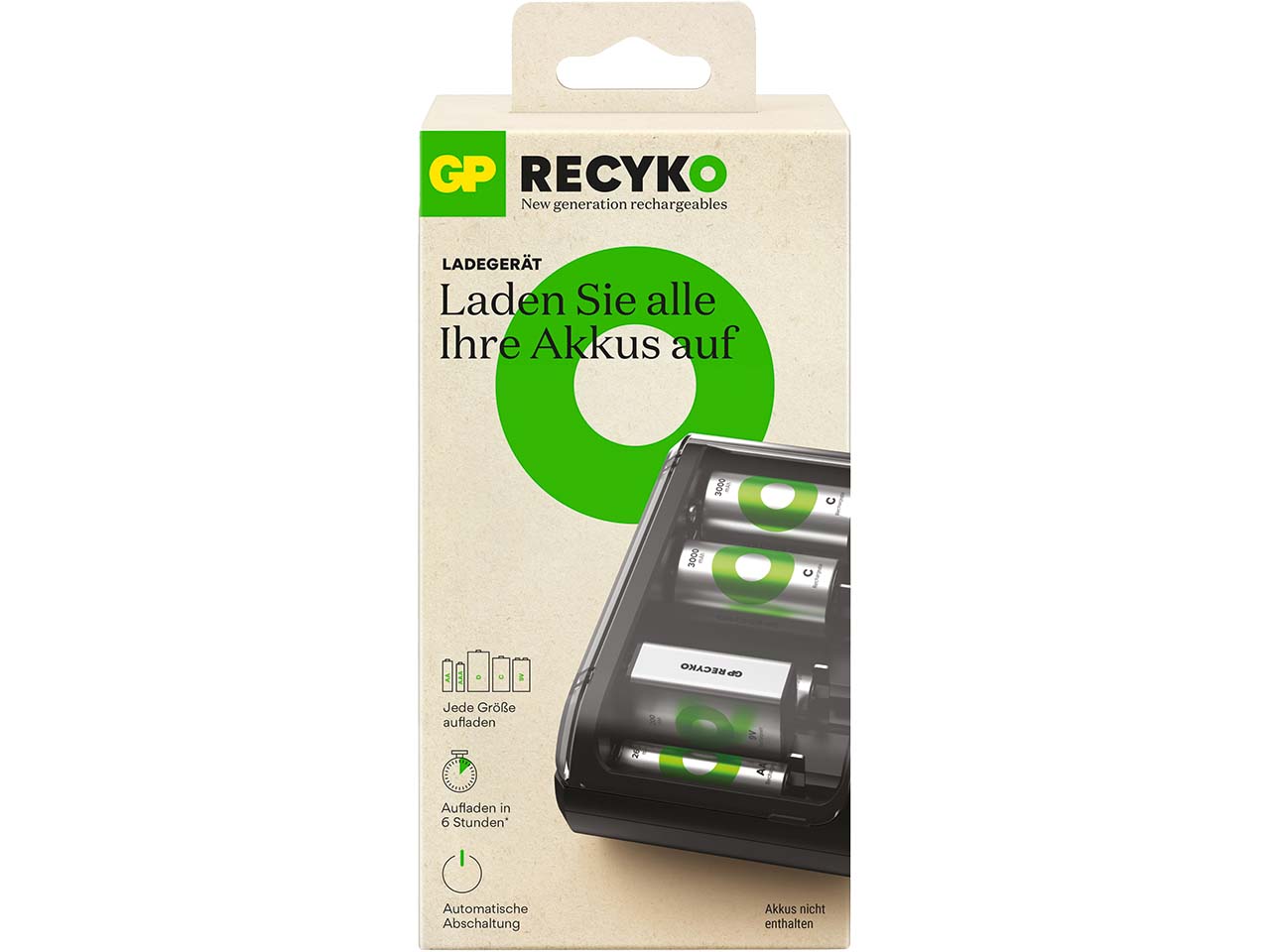 GP Battery USB-Universalladegerät "B631" für alle gängigen Akkutypen