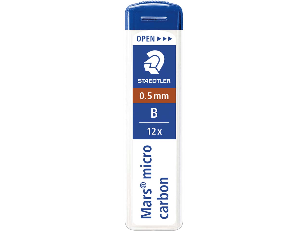 STAEDTLER Ersatzminen für Druckbleistifte 'Mars micro carbon' Ø 0,5 mm, 12 Stk., B