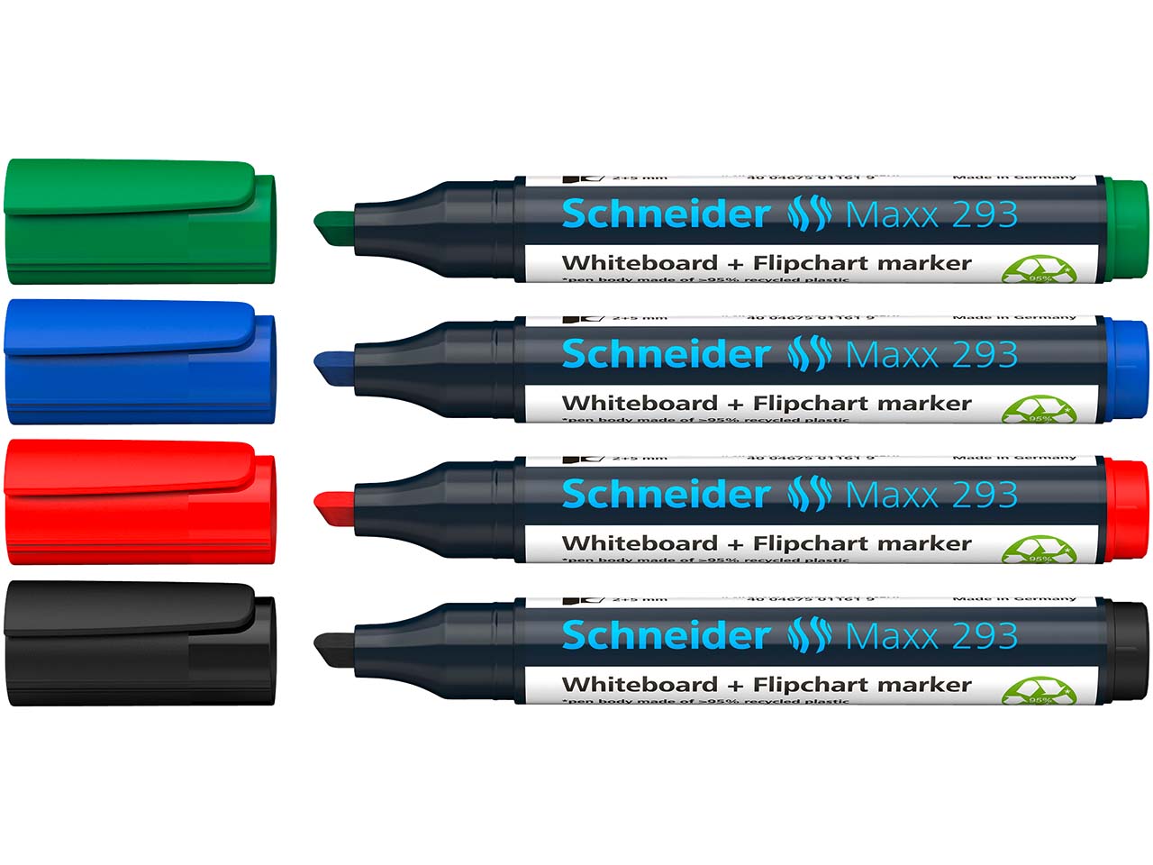 Schneider Whiteboard- und Flipchartmarker Maxx 293, farbsortiert