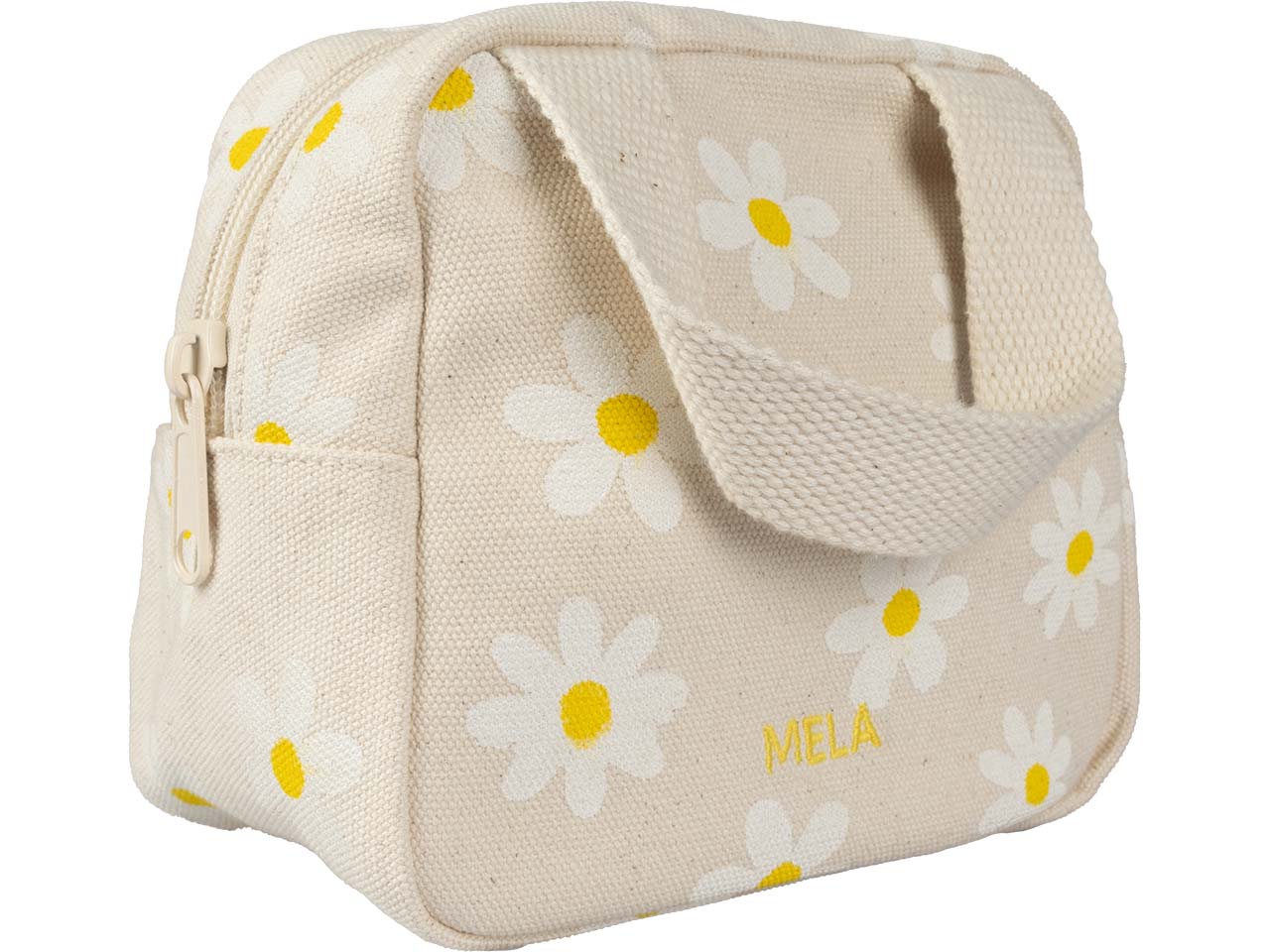 MELA Bio-Organizer-Tasche "SHAILA" 1,5 l, greige/daisy print