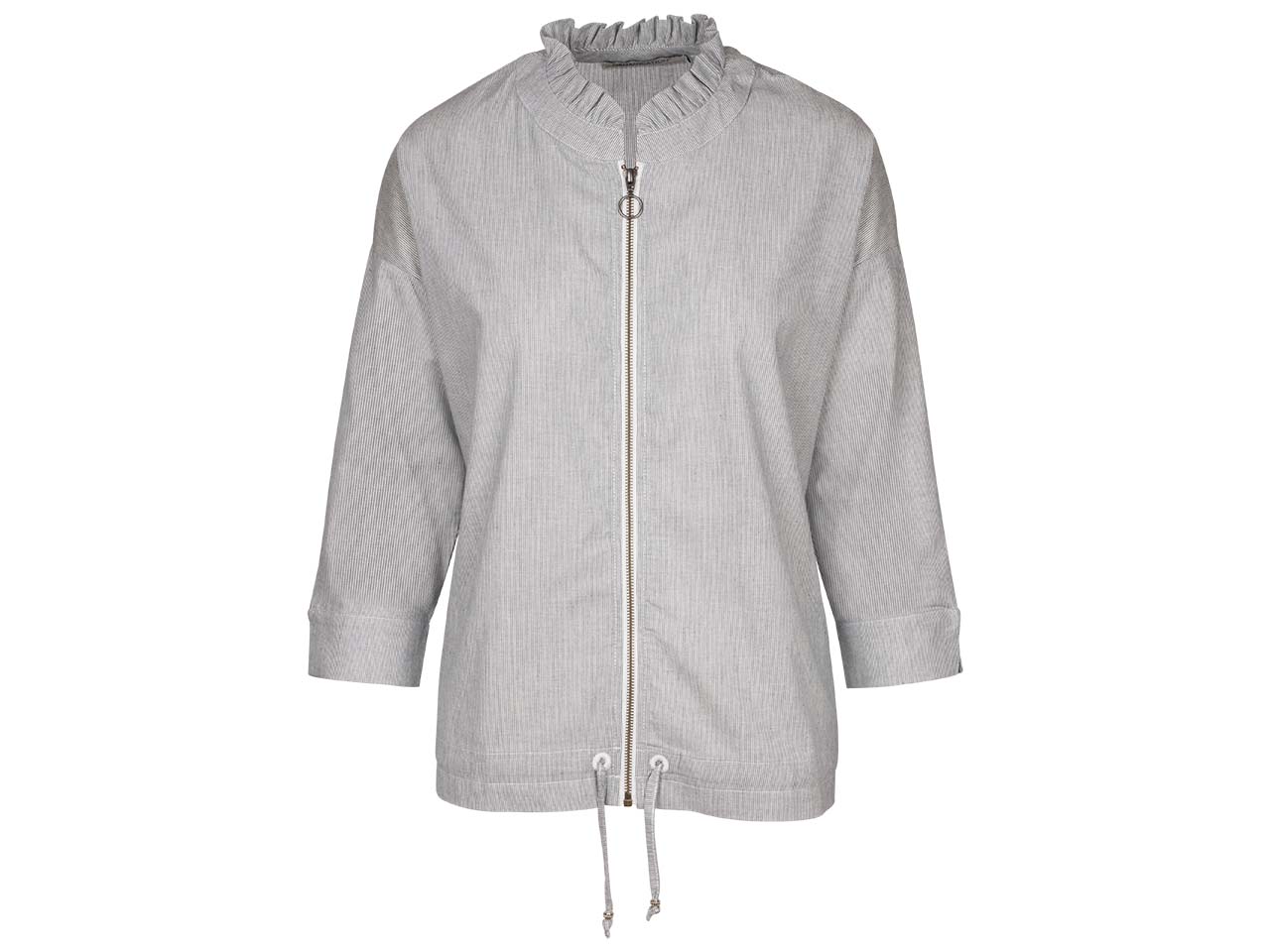 ORGANICATION Bio-Damen-Jacke mit 7/8-Ärmeln shadow/offwhite, Gr. S