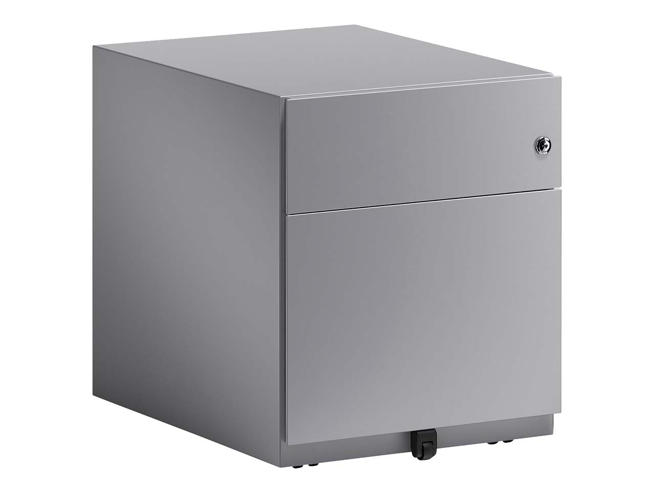 BISLEY Rollcontainer "Note" 1 Schublade, 1 HR T 77,5 cm silber