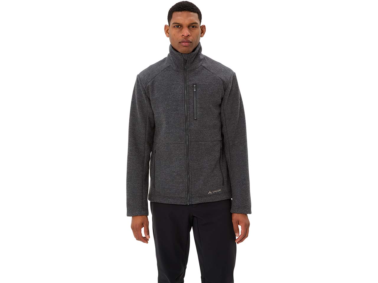 VAUDE Herren-Übergangsjacke 'Tinshan IV' aus Softshellmaterial, phantom black, Gr. S