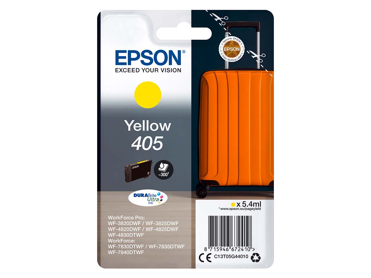 Epson Tintenpatrone 405 gelb