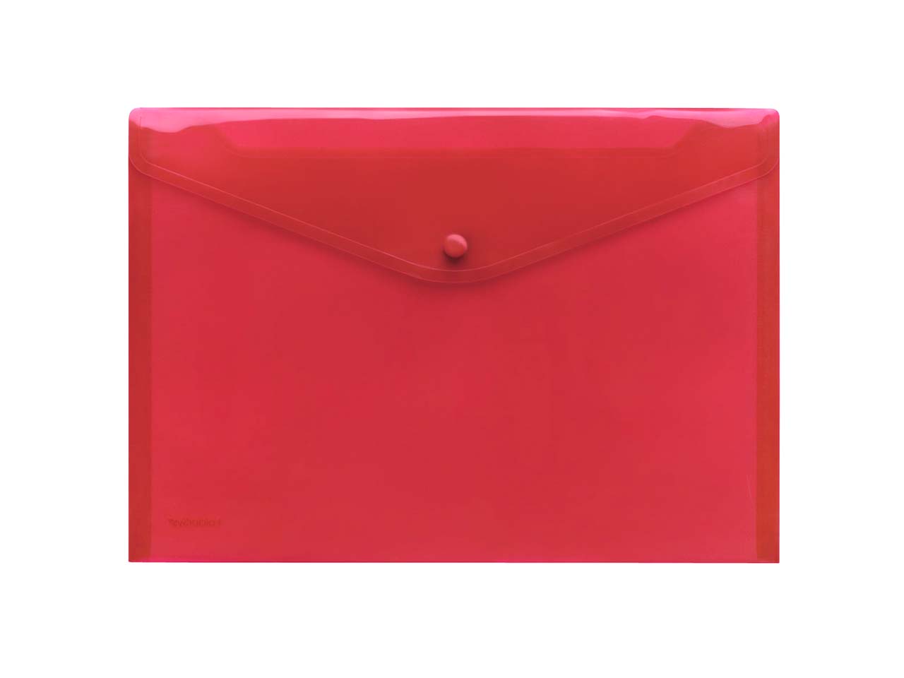 Sammelmappe für A4 transparent rot PP