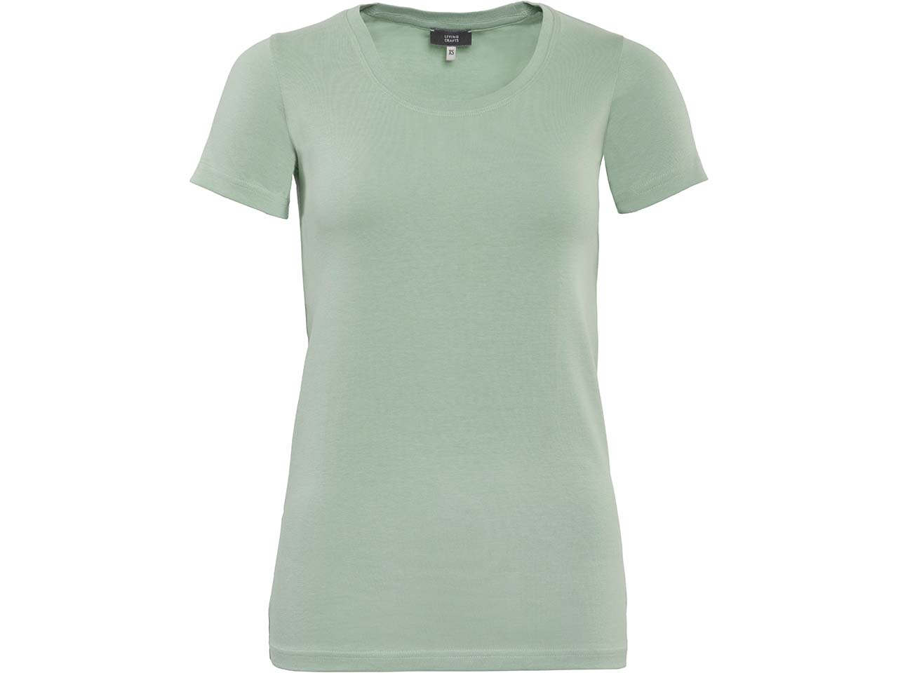 Living Crafts Bio-Damen-T-Shirt "FRIEDA" mit Rundhalsausschnitt, ambrosia, Gr. XL