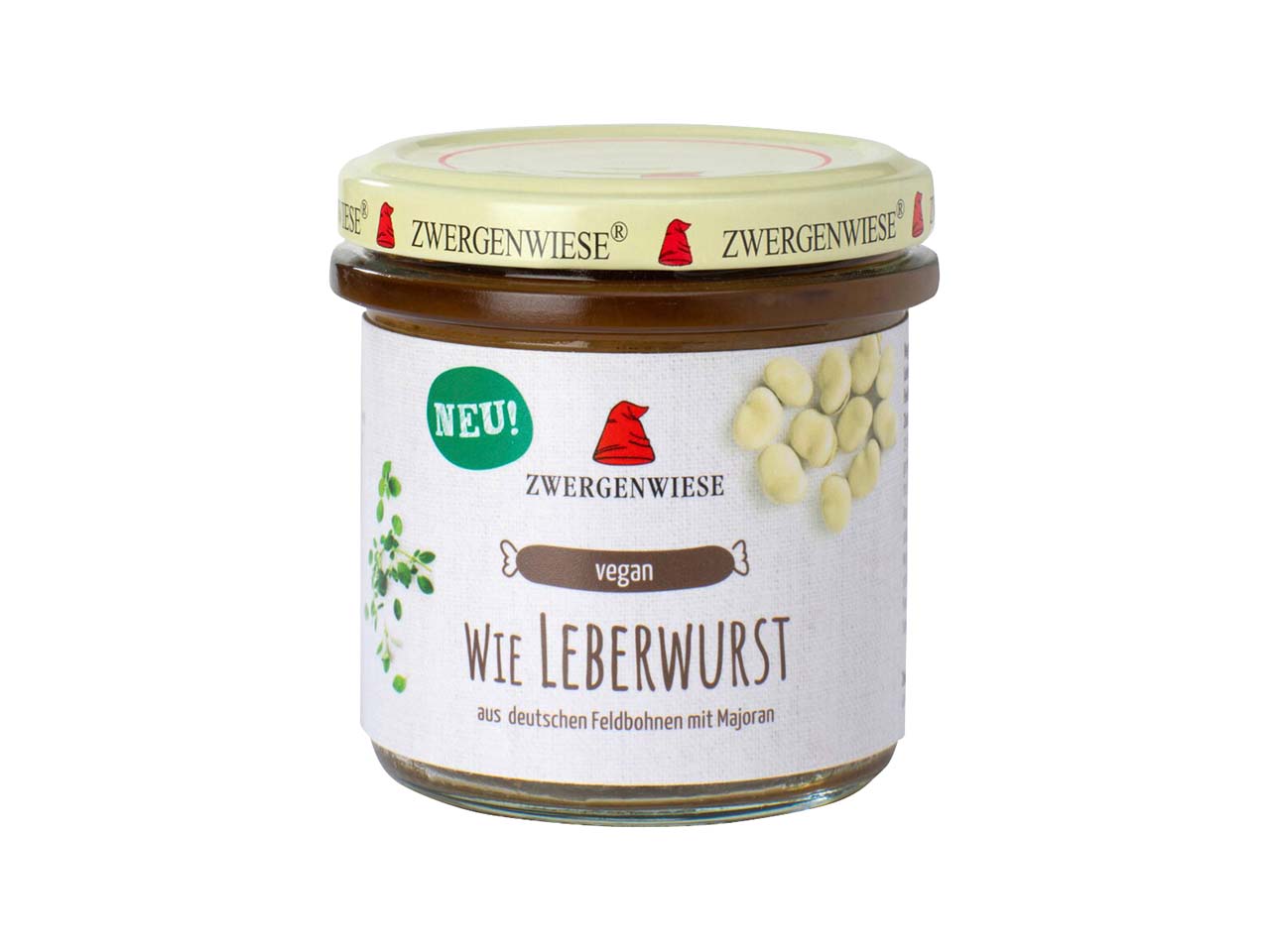 Zwergenwiese Bio-Brotaufstrich "Wie Leberwurst", vegan, 140 g