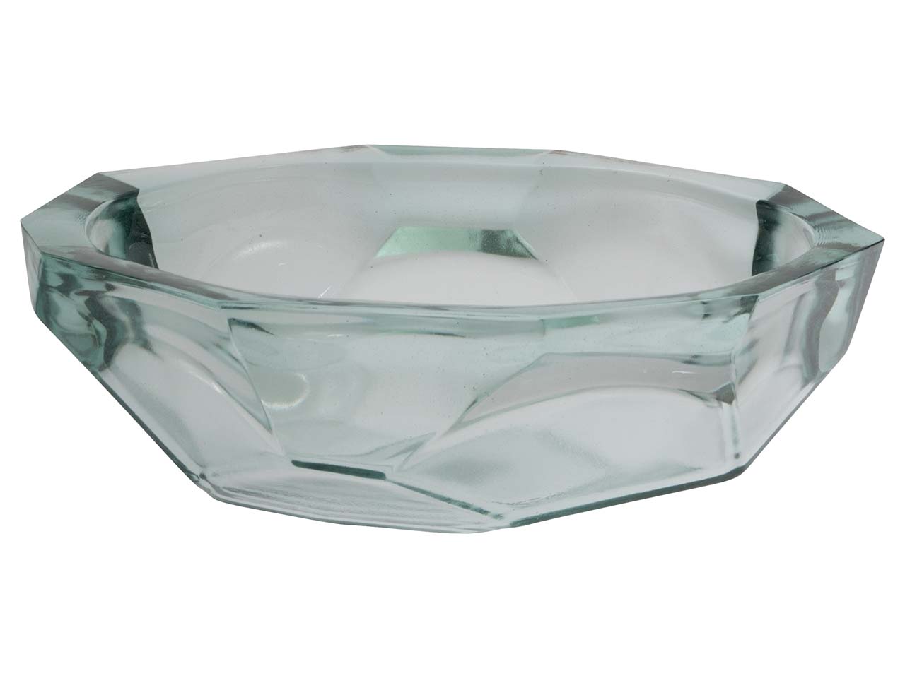 Schale "Origami" Ø 25 cm aus Recyclingglas